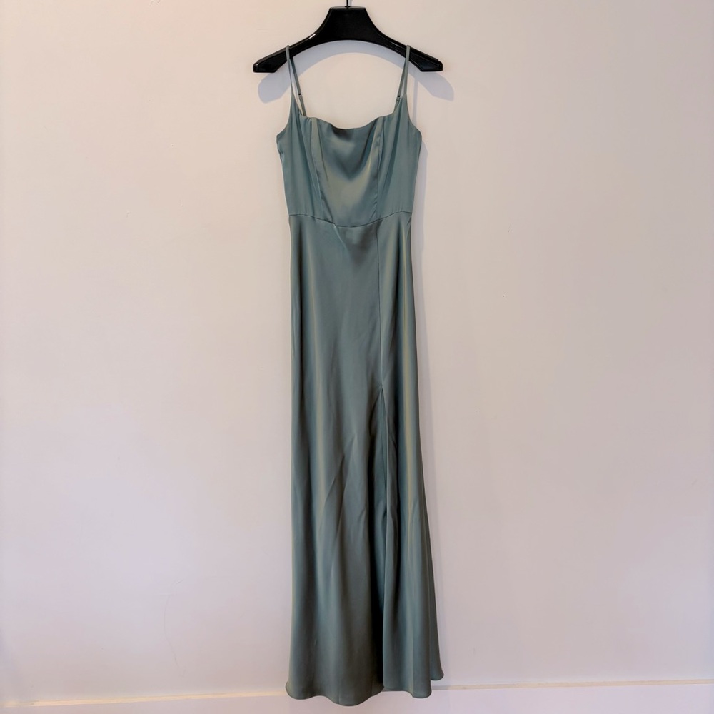 Birdy Grey Mai Matte Satin Sea Glass Dress